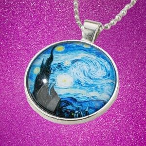 Starry night necklace